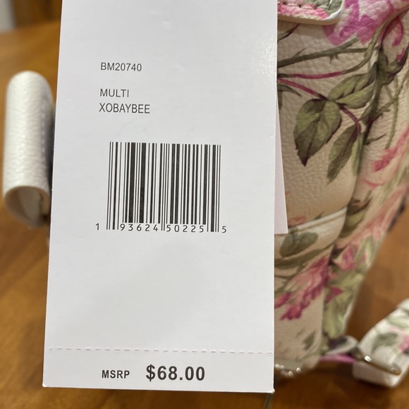 NWT.  BetseyJohnson floral puppy, mini backpack/purse. - Picture 11 of 13